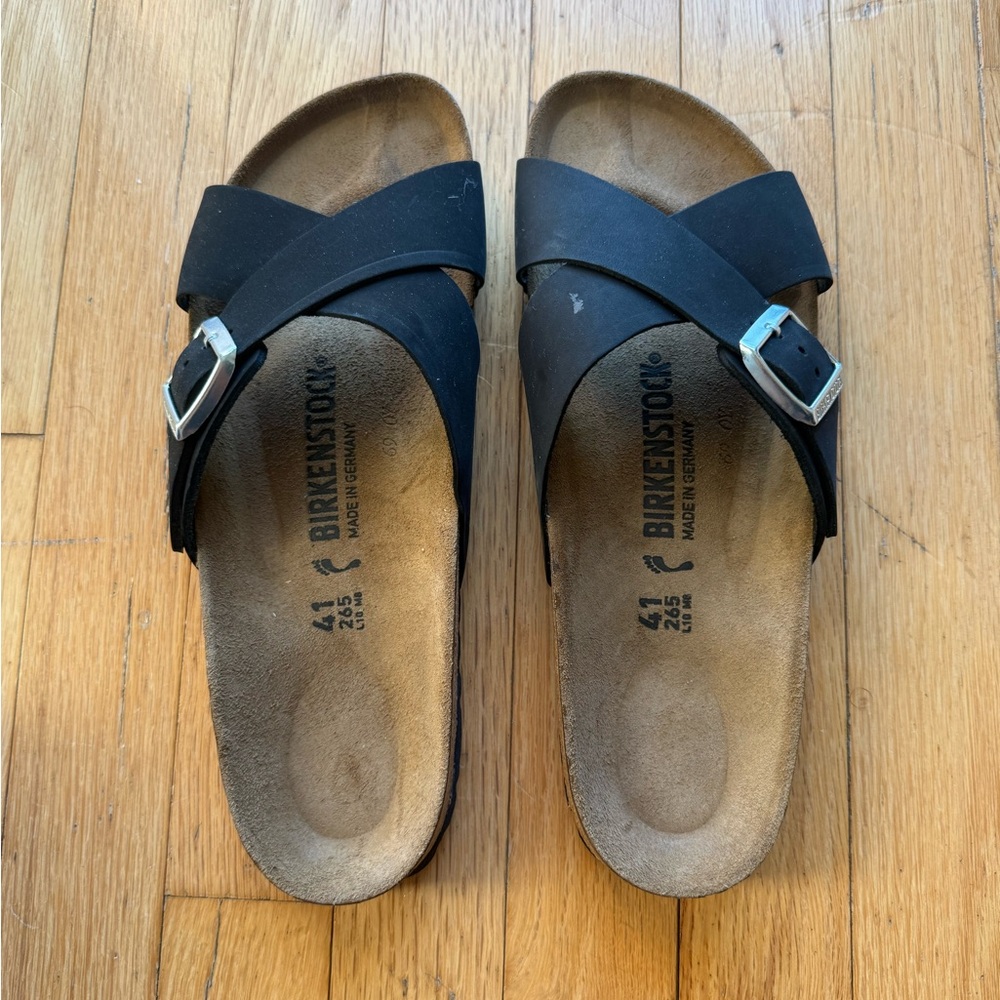 Birkenstock Black Sandals with Buckle